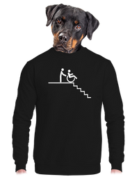 unisex mikina bez kapucne