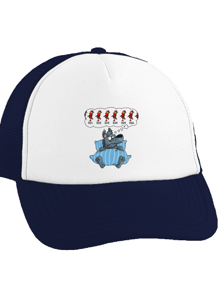 Vlčia nespavosť šiltovka truckerka French Navy cap