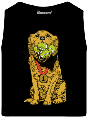 Zlatý retriever pánske tielko Black