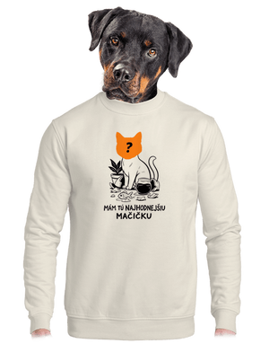 unisex mikina bez kapucne