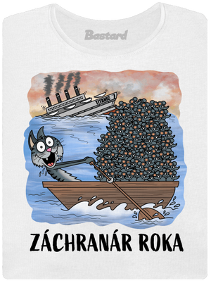 Záchranár roka dámske tričko prémium White