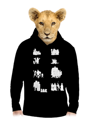 detská mikina klokanka