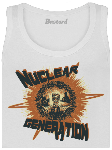 Nuclear generation 2 dámske tielko klasické White
