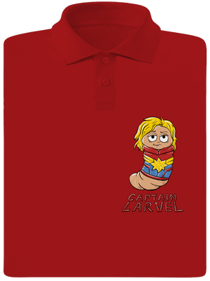 Captain Larvel pánska polokošeľa Red Mal