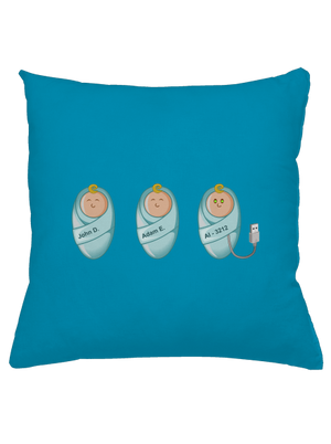 AI baby vankúš Blue Turquoise