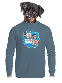 unisex mikina bez kapucne