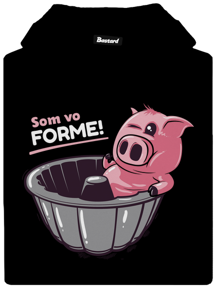 Vo forme dámska mikina klokanka Black