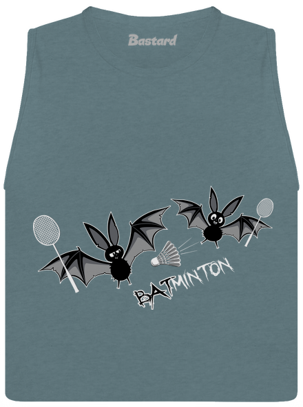 Batminton dámske tielko voľné Heather Deep Teal