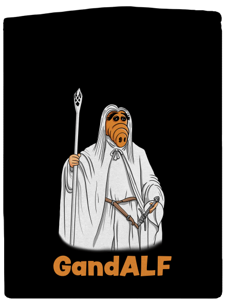 GandALF dámska mikina na zips Black
