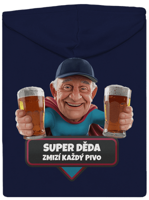 Super dedo pánska mikina na zips Navy