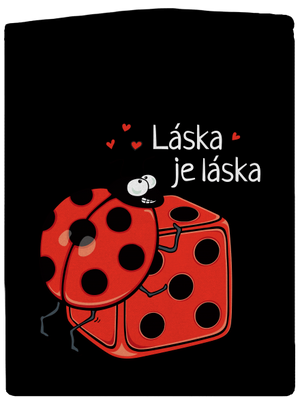 Láska je láska dámska mikina na zips Black