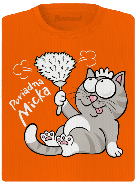Macko a Micka dámske športové tričko Neon Orange