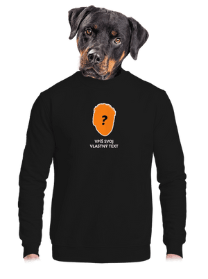 unisex mikina bez kapucne