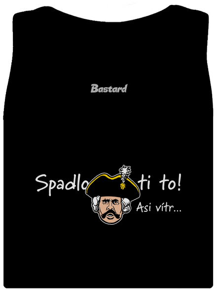 Spadlo ti to dámske tielko klasické Black