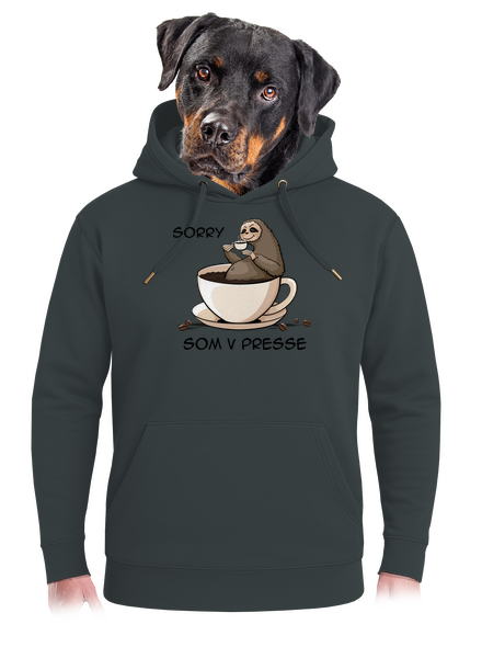 V presse unisex mikina premium Charcoal