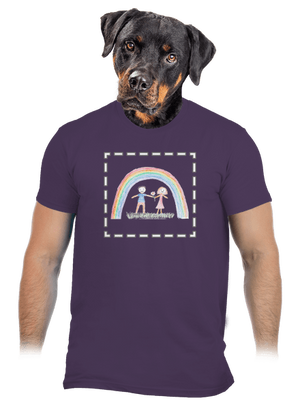 Detské kresby - Nahraj vlastnú pánske tričko Urban Purple