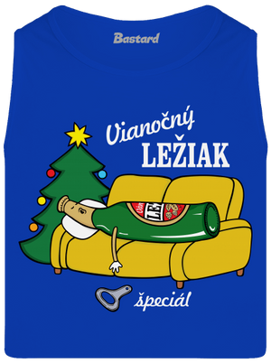 Vianočný ležiak pánske tielko Royal Blue