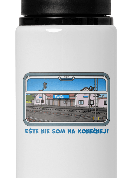 Nie som na konečnej flaša na vodu White