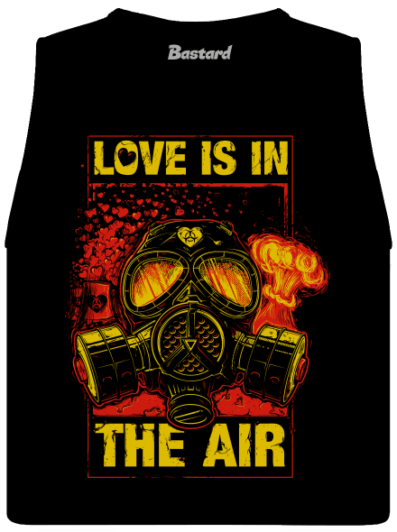 Love is in the Air dámske tielko voľné Black
