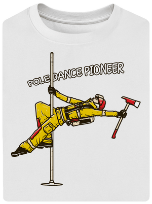 Pole Dance by Dežik unisex tričko oversized White