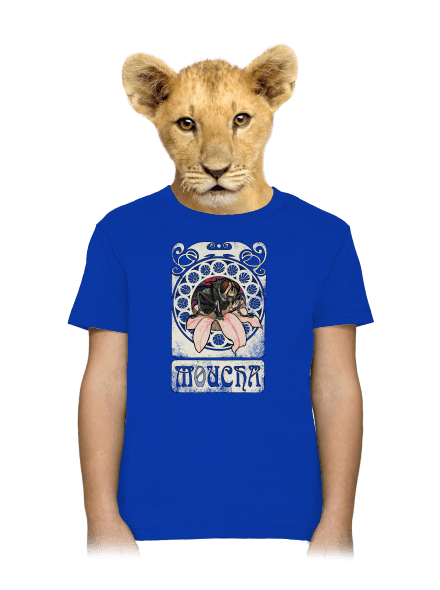 Mucha detské tričko Royal Blue