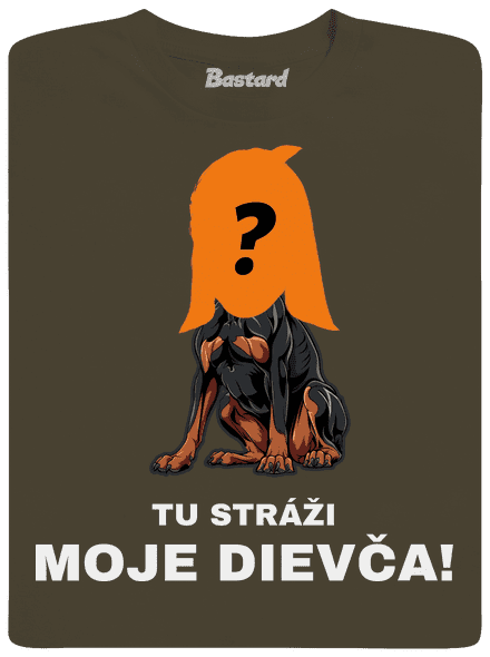 Tu strážim ja pánske dlhý rukáv Urban Khaki