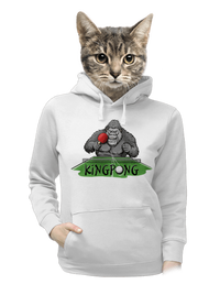 dámska mikina klokanka