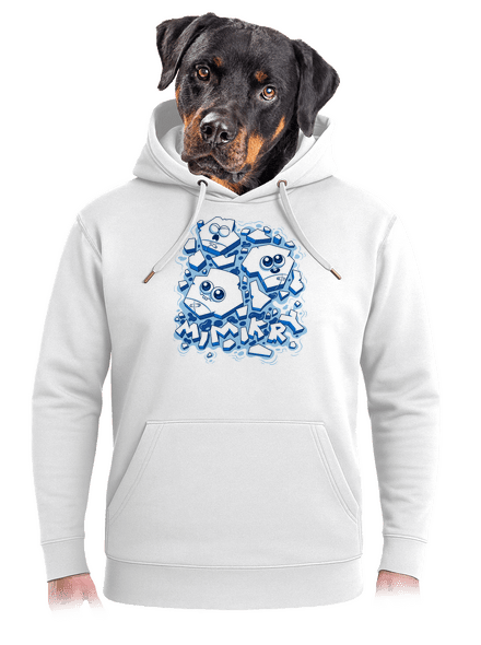 Ľadové mimikry unisex mikina premium Snowwhite