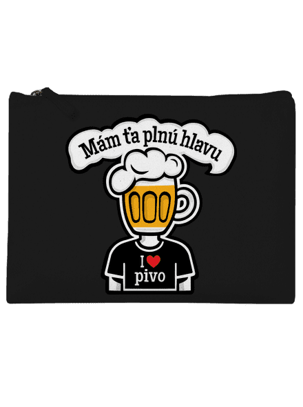 Mám ťa plnú hlavu taštička Black