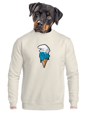 unisex mikina bez kapucne