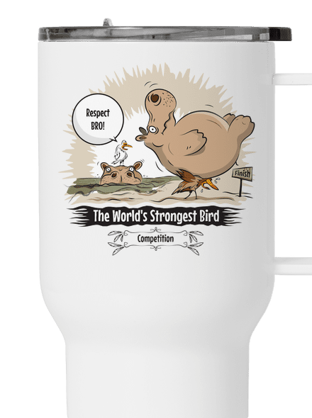 Strongest bird termohrnček White