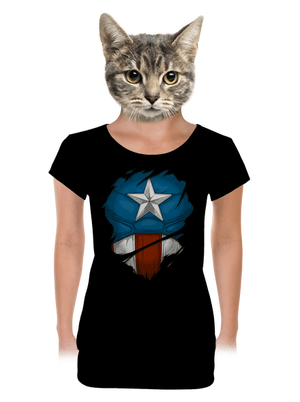dámske tričko s lemom