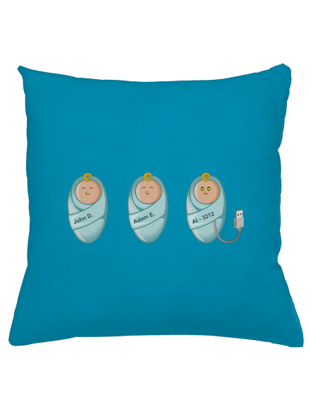 AI baby vankúš Blue Turquoise