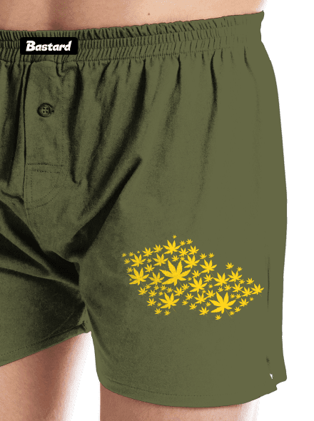Ganja Country pánske trenky Khaki