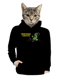 dámska mikina klokanka
