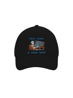 Ešte level šiltovka baseballka Black