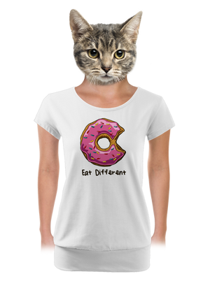 dámske tričko s lemom