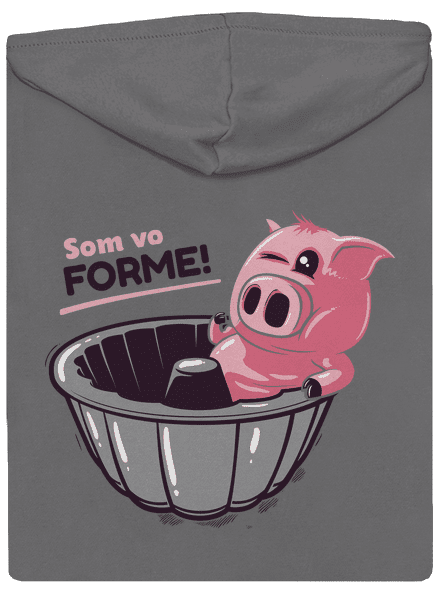 Vo forme dámska mikina na zips Steel Gray