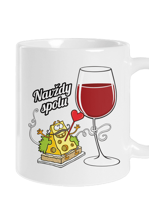 Navždy spolu klasický hrnček White