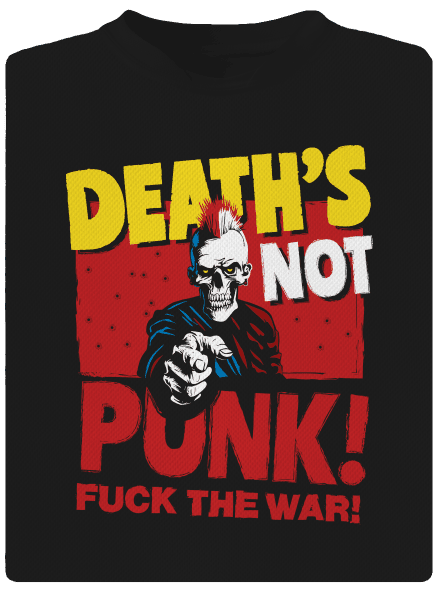 Death's not punk detské športové tričko Black