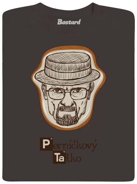 Perníčkový tatko a Perníček pánske dlhý rukáv Bear Brown