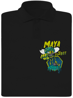 Zombee Maja pánska polokošeľa Black