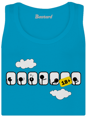 Lietadlo dámske tielko klasické Blue Atol