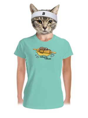 Milujem váľanie dámske športové tričko Mint Mal