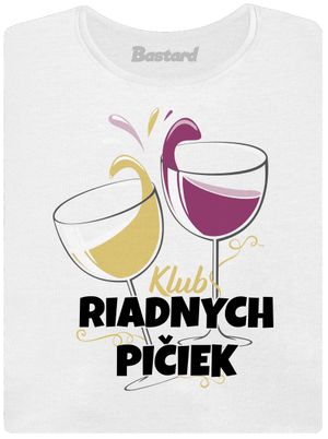Klub riadnych pičiek dámske tričko White