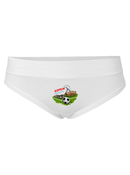 Kopem za svoj tím dámske nohavičky White