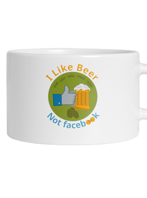 I like beer hrnček makronka White