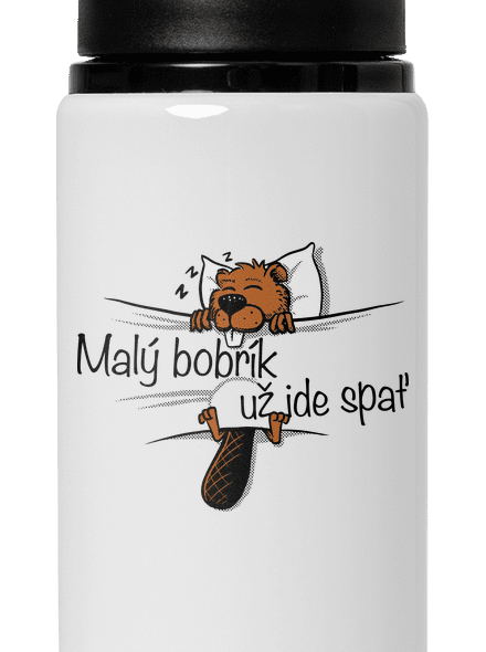Malý bobrík flaša na vodu White