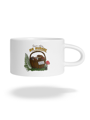 Na hubách hrnček makronka White