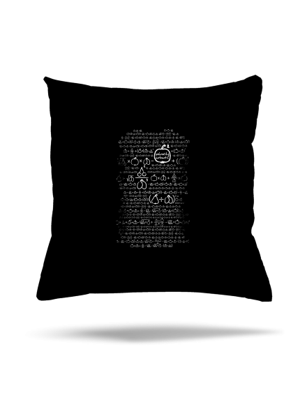 Matematik vankúš Black